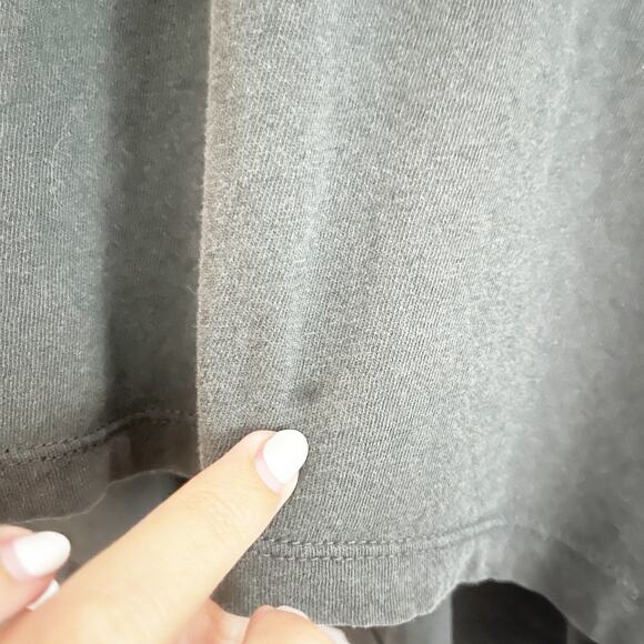 FREE PEOPLE Buffy Slouchy Long Sleeve Charcoal Small S - Picture 5 of 7